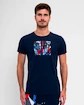 Herren T-Shirt BIDI BADU  New York 2024 Chill Tee Dark Blue/Red