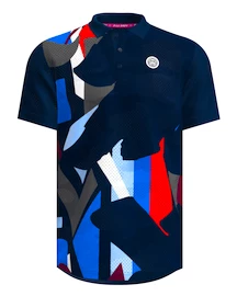 Herren T-Shirt BIDI BADU  New York 2024 Polo Dark Blue/Red