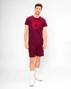 Herren T-Shirt BIDI BADU  Protected Leafs Chill Tee Bordeaux M