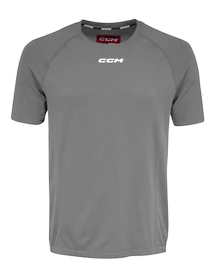 Herren T-Shirt CCM SS Premium Training Tee Dark Grey Heathered Senior