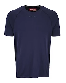 Herren T-Shirt CCM SS Premium Training Tee True Navy Senior