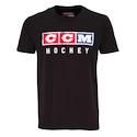 Herren T-Shirt CCM Vintage Fall SS Tee Black L