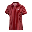 Herren T-Shirt Fila  Polo Stripes Björn Cabernet/White Alyssum L