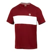 Herren T-Shirt Fila  T-Shirt Bosse Cabernet/White Alyssum