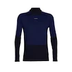 Herren T-Shirt Icebreaker Merino 200 Oasis Sonebula LS High Neck Mid Navy/Royal Navy/Snow/Cb