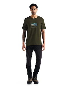 Herren T-Shirt Icebreaker  Tech Lite II SS Tee Trailhead Loden