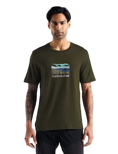 Herren T-Shirt Icebreaker  Tech Lite II SS Tee Trailhead Loden