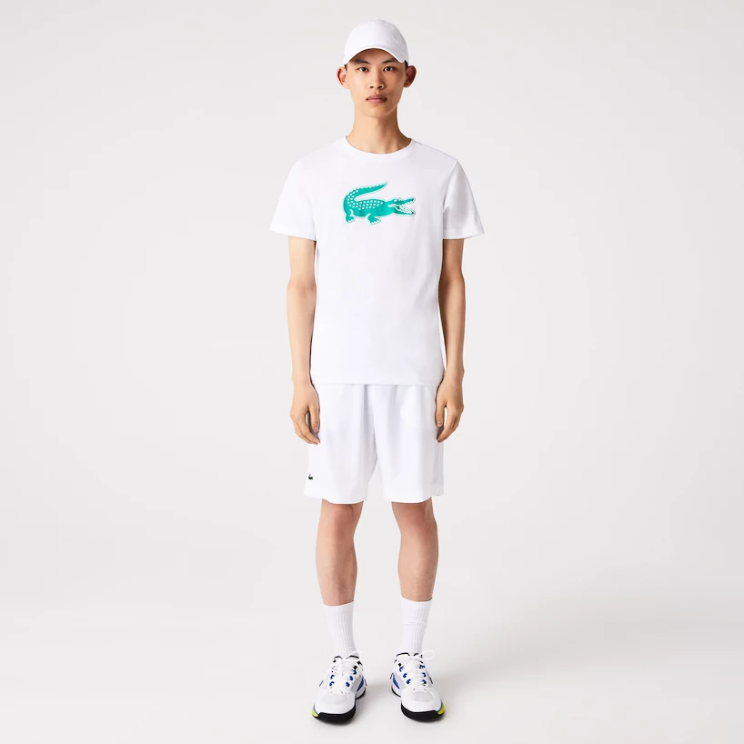 Lacoste clearance white green