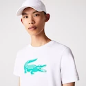 Herren T-Shirt Lacoste  Core Performance Light White/Green L