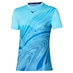 Herren T-Shirt Mizuno  Charge Shadow Graphic Tee Blue Glow  XL