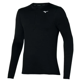 Herren T-Shirt Mizuno Impulse Core LS HZ Black