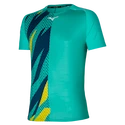 Herren T-Shirt Mizuno  Shadow Graphic Tee Turquoise M