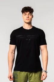 Herren T-Shirt Nebbia Muscle Fit T-shirt FLEXIN' Black