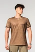 Herren T-Shirt Nebbia  Washed-off Cotton T-shirt MAX OUT Light Brown