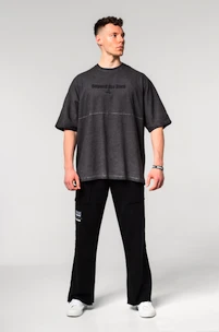 Herren T-Shirt Nebbia  Washed-off Oversized Heavyweight Cotton T-shirt NO SHORTCUTS Black