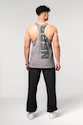 Herren T-Shirt Nebbia  Washed-off Oversized Stringer MAX OUT Light Grey