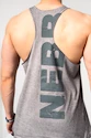 Herren T-Shirt Nebbia  Washed-off Oversized Stringer MAX OUT Light Grey