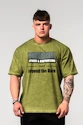 Herren T-Shirt Nebbia  Washed-off Oversized T-shirt HERITAGE Green