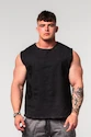 Herren T-Shirt Nebbia  Washed-off Tank Top BEASTIN' Black