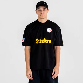 Herren T-Shirt New Era Wordmark Oversized NFL Pittsburgh Steelers