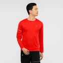 Herren T-Shirt Salomon  Agile LS Tee red