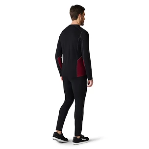 Herren T-Shirt Smartwool  Merino Sport 150 Long Sleeve Crew Red/Black