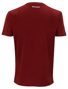 Herren T-Shirt Tecnifibre  Club Cotton Tee Cardinal