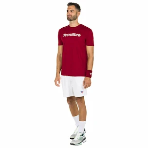 Herren T-Shirt Tecnifibre  Club Cotton Tee Cardinal