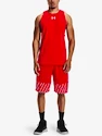 Herren T-Shirt Under Armour  BASELINE COTTON TANK-RED