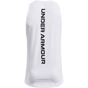 Herren T-Shirt Under Armour  BASELINE COTTON TANK White