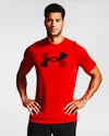 Herren T-Shirt Under Armour  Big Logo Tech SS Red