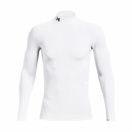 Herren T-Shirt Under Armour ColdGear Armour Comp Mock White