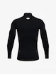 Herren T-Shirt Under Armour  Comp Mock-BLK