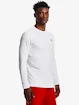 Herren T-Shirt Under Armour  Fitted Crew-WHT