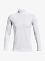 Herren T-Shirt Under Armour  Fitted Mock-WHT