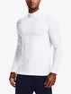 Herren T-Shirt Under Armour  Fitted Mock-WHT