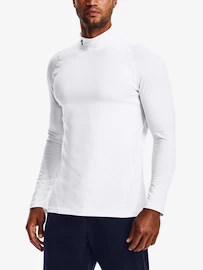 Herren T-Shirt Under Armour Fitted Mock-WHT