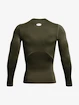 Herren T-Shirt Under Armour HeatGear Comp LS-GRN