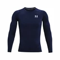 Herren T-Shirt Under Armour HeatGear Comp LS Midnight Blue