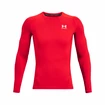 Herren T-Shirt Under Armour  HG Armour Comp LS-RED