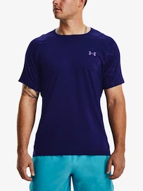 Herren T-Shirt Under Armour Rush Emboss SS-BLU