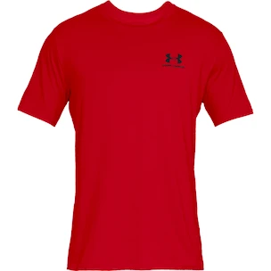 Herren T-Shirt Under Armour  Sportstyle Left Chest SS Red