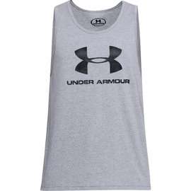 Herren T-Shirt Under Armour SPORTSTYLE LOGO TANK grey