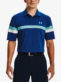 Herren T-Shirt Under Armour T2G Color Block Polo-BLU