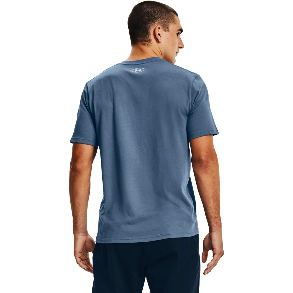 under armour blue line shirt