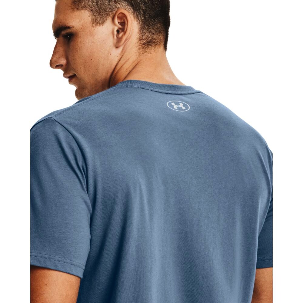 under armour blue line shirt