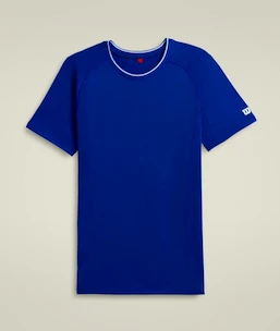 Herren T-Shirt Wilson  M Team Seamless Crew Royal Blue