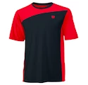 Herren T-Shirt Wilson Rush Colorblock Crew Neon Red