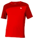 Herren T-Shirt Wilson Rush Colorblock Crew Neon Red