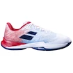 Herren Tennisschuhe Babolat Jet Mach 3 AC Men Wide White/Estate Blue  EUR 42,5